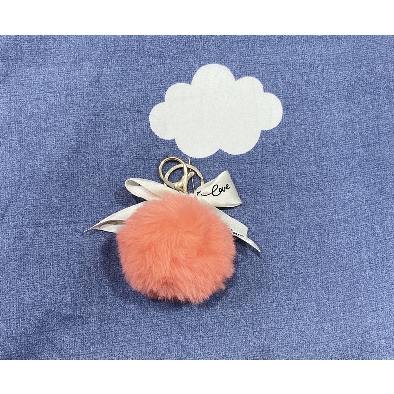 Charm bông nơ treo túi