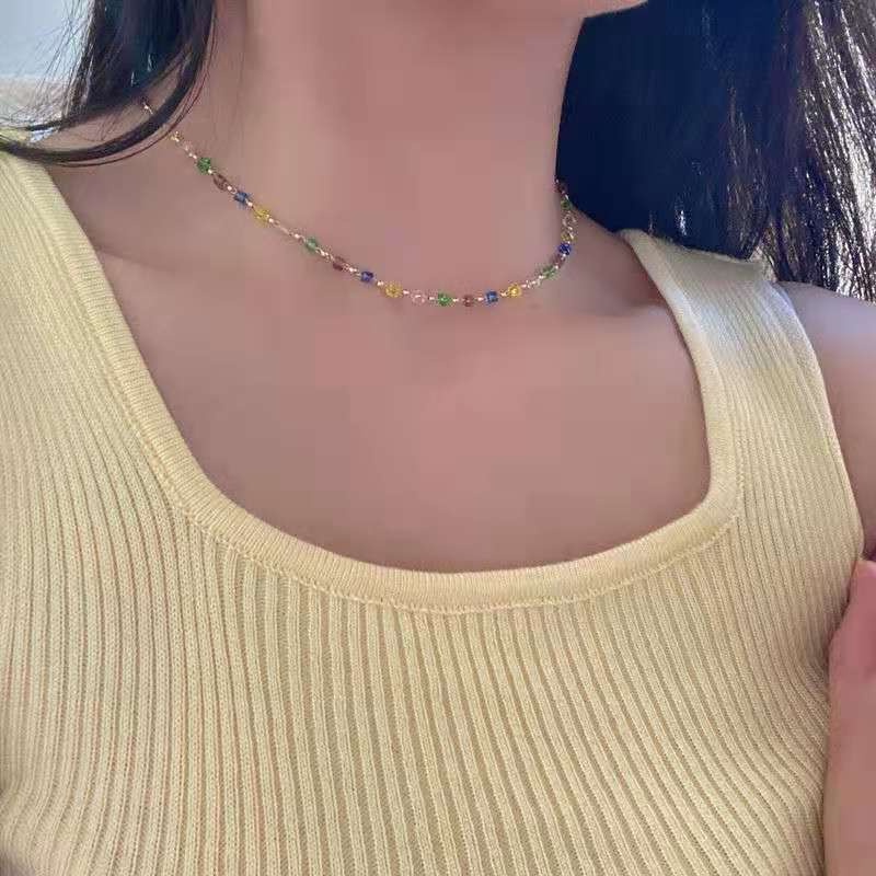 Vòng cổ Xương Cá Nhiều Màu Thời Trang Hàn Quốc Dành Cho Nữ