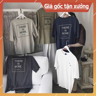 [Video thật] Áo thun tay lỡ cotton thoáng mát The More (unisex nam nữ đều mặc được)