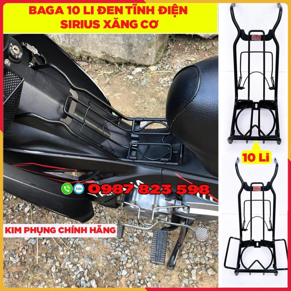 🛵 Baga 10 Li Sirius Xăng Cơ Đen Tĩnh Điện Chính Hãng Kim Phụng 🛵