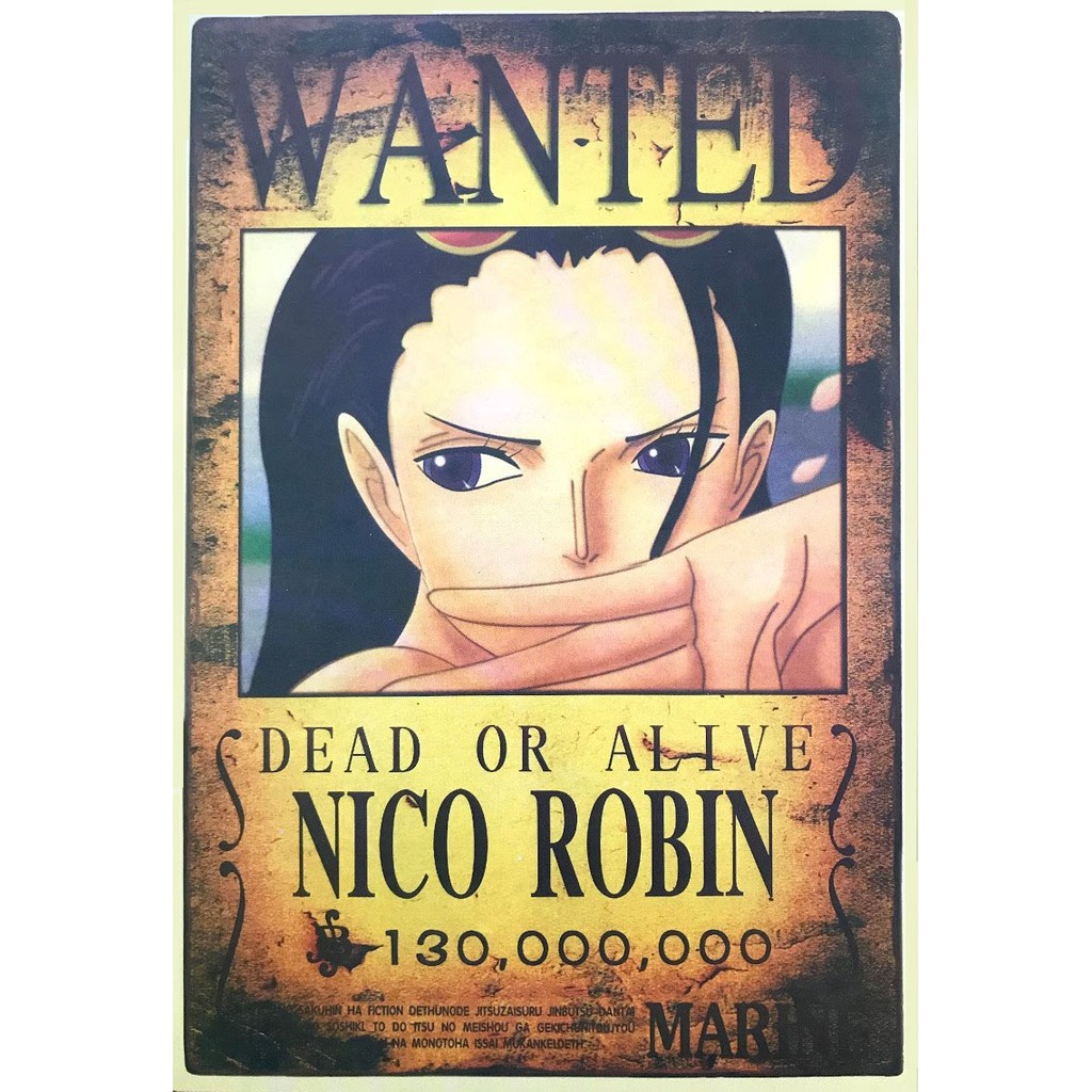 Bộ 11 Tấm Poster Truy Nã One Piece Băng Mũ Rơm Tặng Thêm Sabo Với Mức Truy Nã Mới Nhất, Giấy Bìa Dày Chống Nước,Khổ A4