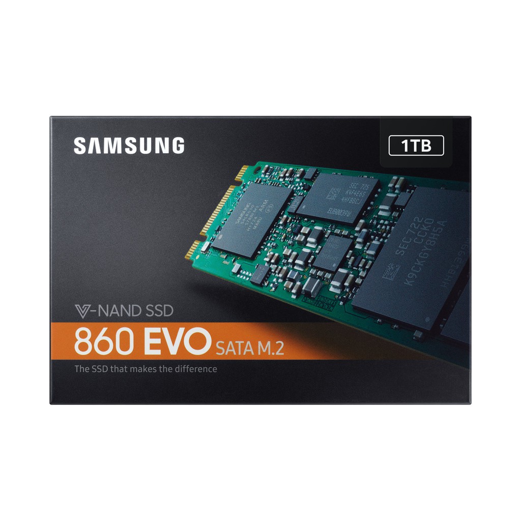 Ổ cứng SSD Samsung 860 EVO 1TB M2 SATA BH 5 Năm 1 Đổi 1