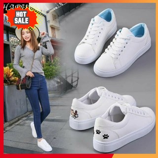 Giày Mèo Thêu Gót ( không độn đế )