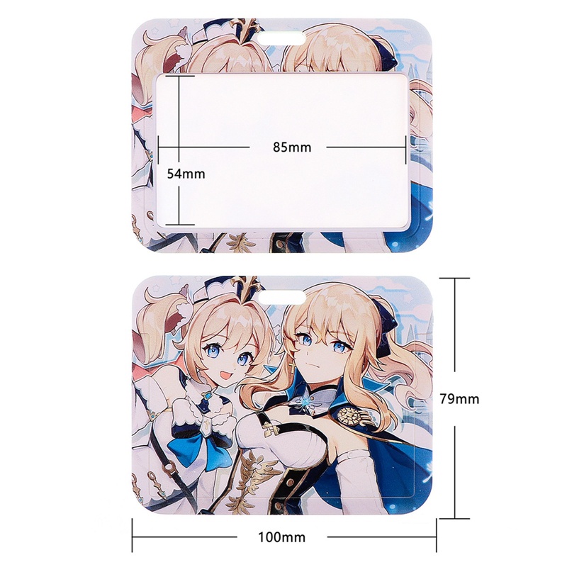 Ví Đựng Thẻ Học Sinh Kèm Dây Đeo In Hình Anime Dễ Thương Xinh Xắn