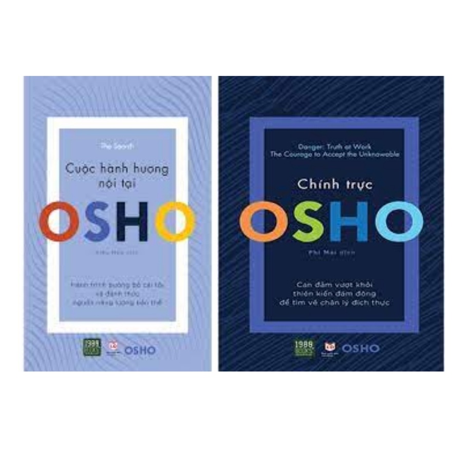 Sách Combo 2 cuốn :Cuộc Hành Hương Nội Tại +Osho Chính Trực 1980