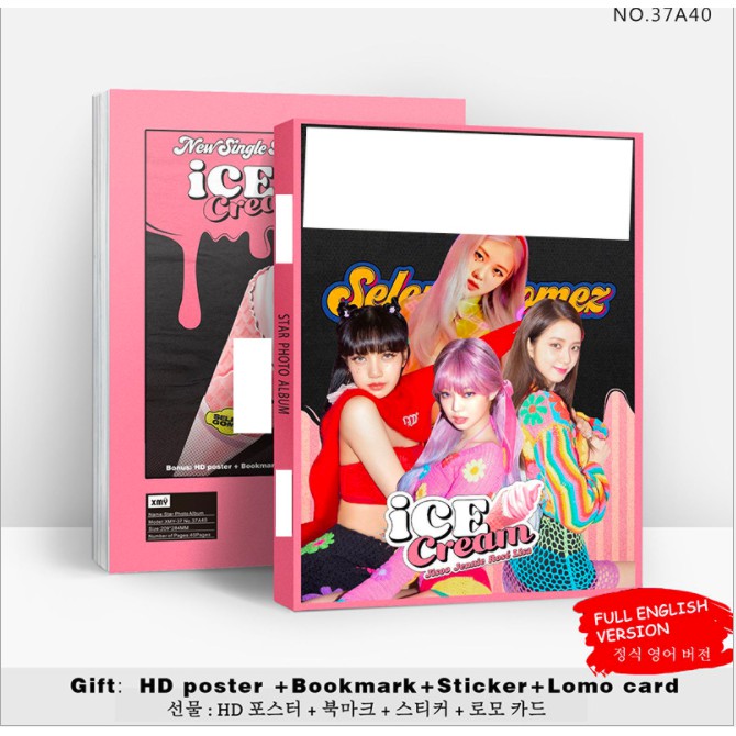 Sổ ảnh lớn Black Pink