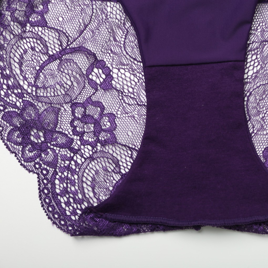 Quần lót phối ren hoa quyên thấu quyến rũ cho nữ