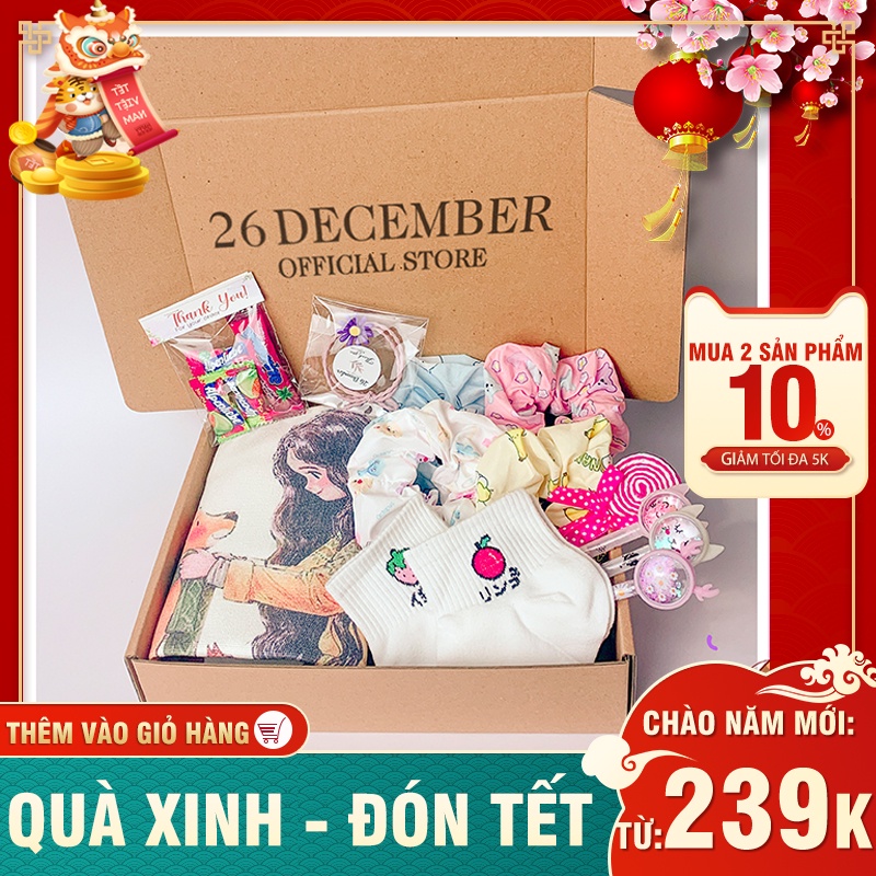 TÚI VẢI CANVAS LÀM QUÀ TẶNG SIÊU ĐÁNG YÊU | 26 DECEMBER OFFICIAL