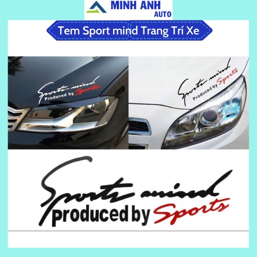 Tem Sport Mind Dán Xe Ô Tô - Tem Ô Tô Thể Thao Sport Mind