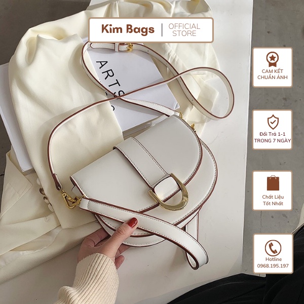 Túi Đeo Chéo Nữ Túi Đeo Vai Dáng Yên Ngựa Basic CNK Hottrend