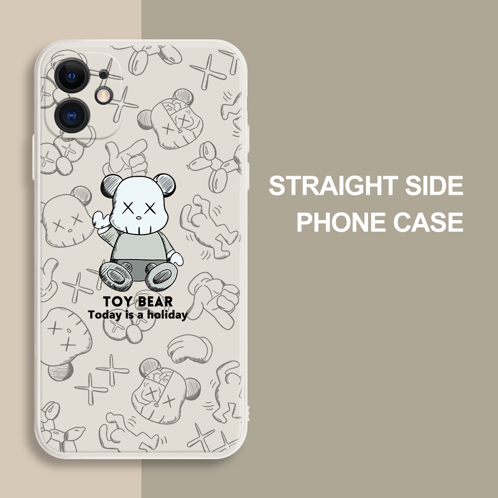 Ốp điện thoại hình gấu Cho Tương thích cho iphone 11 Pro Max XR XS MAX X 13 Pro Max 6S 6 8 7 Plus 12 Pro Max 13 Mini SE