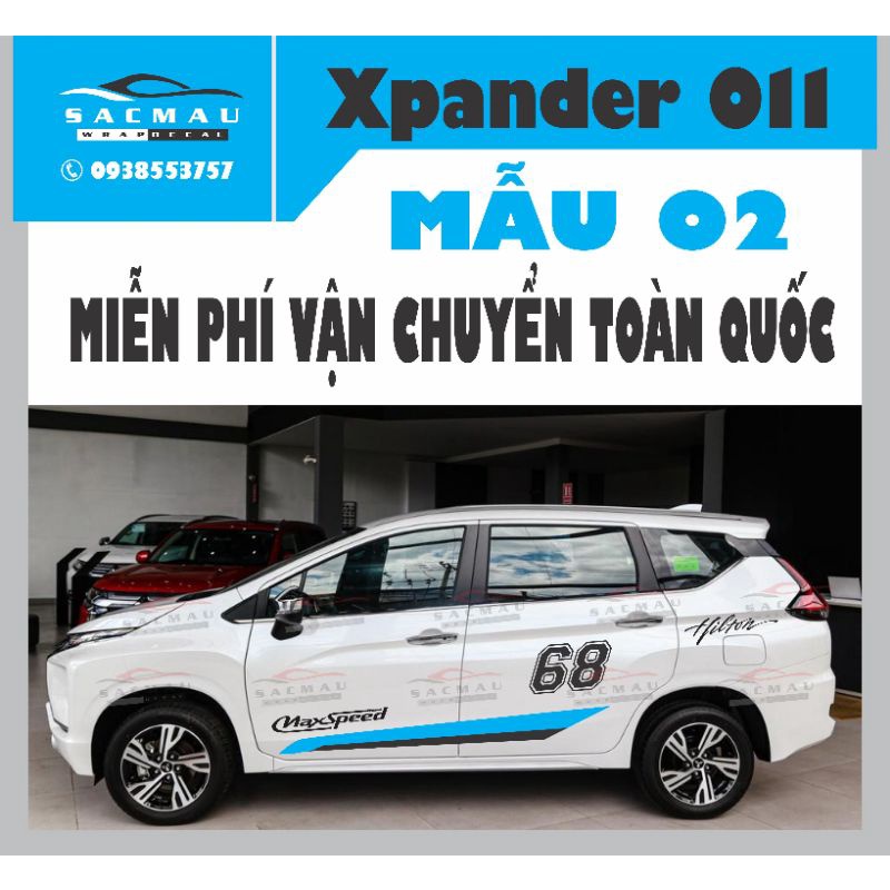 Tem dán xe xpander 011