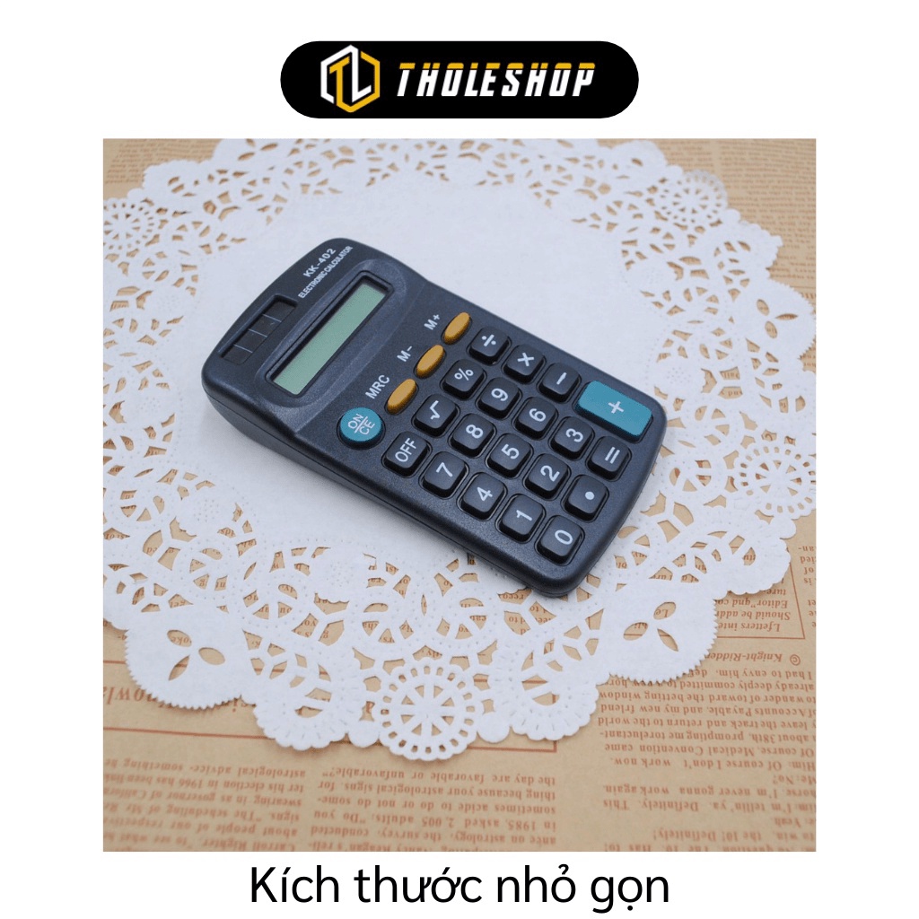 [SGD] Máy Tính - Máy Tính Tiền KK-402 Mini Bỏ Túi Nhỏ Gọn Tiện Lợi, Đầy Đủ Chức Năng 7550