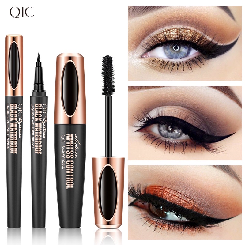 Bút Kẻ Mắt QIC Màu Chống Thấm Nước Lâu Trôi Nhanh Khô Dễ Sử Dụng Phong Cách Fashion