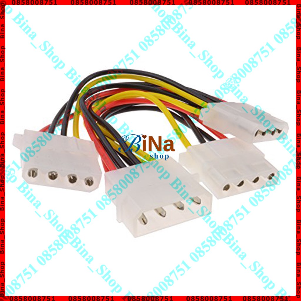 Cáp chia nguồn Molex 4Pin 1 ra 3 dài 21cm