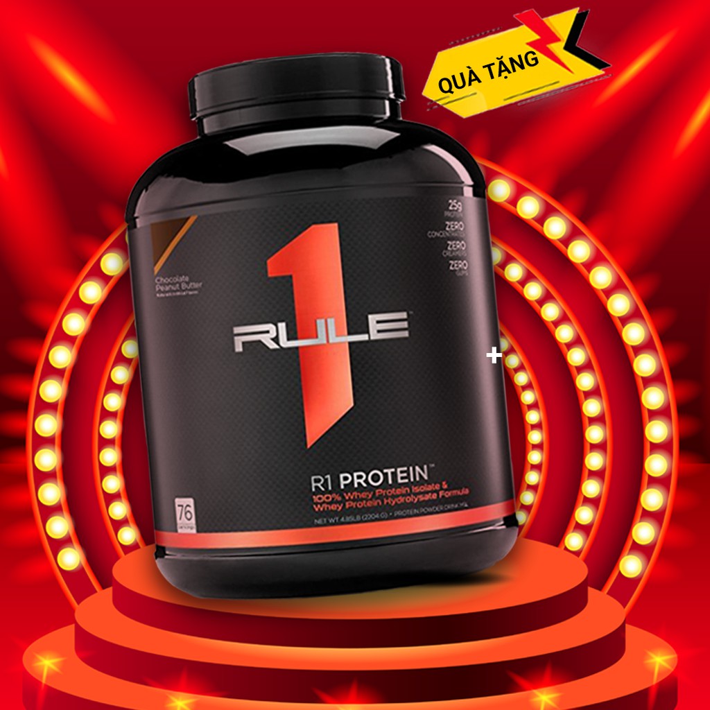 Whey Protein Rule 1 | Rule 1 Protein 5lbs - Thực phẩm hổ trợ tăng cơ cho người tập gym - Suppcare Store.