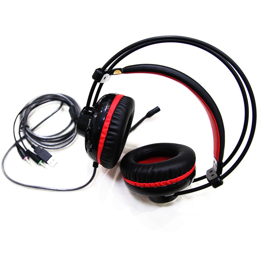 Tai nghe chuyên game Motospeed H11 - có mic (Đỏ đen) - Hãng phân phối chính thức | BigBuy360 - bigbuy360.vn