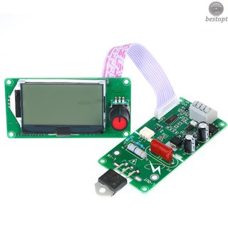 B&O 100A LCD Display Digital Double Pulse Encoder Spot Welder Controller Board Spot Welder Control Module