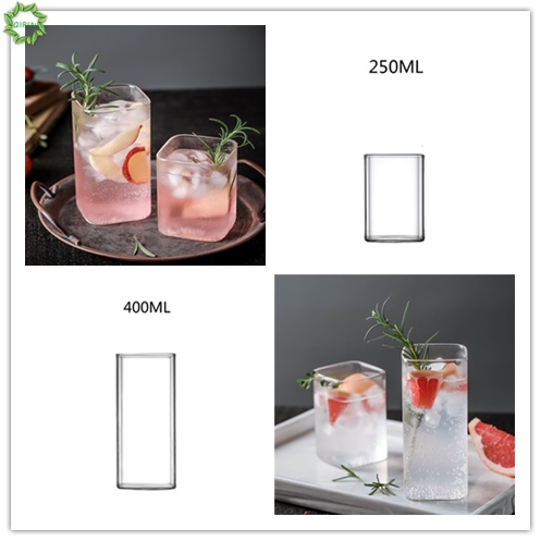 Cốc thủy tinh trong suốt chịu nhiệt 250/ 400ml