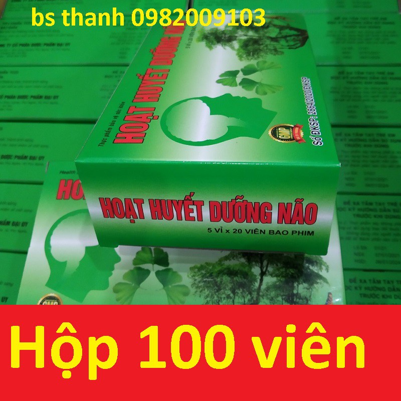 Hoạt huyết dưỡng não đại uy (Bổ não, cải thiện trí nhớ - tăng cường trí nhớ)