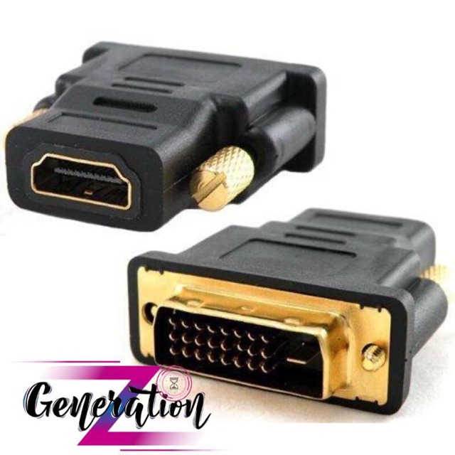 Đầu chuyển đổi DVI (24+1) cổng đực sang HDMI cổng cái , Đầu chuyển DVI sang HDMI