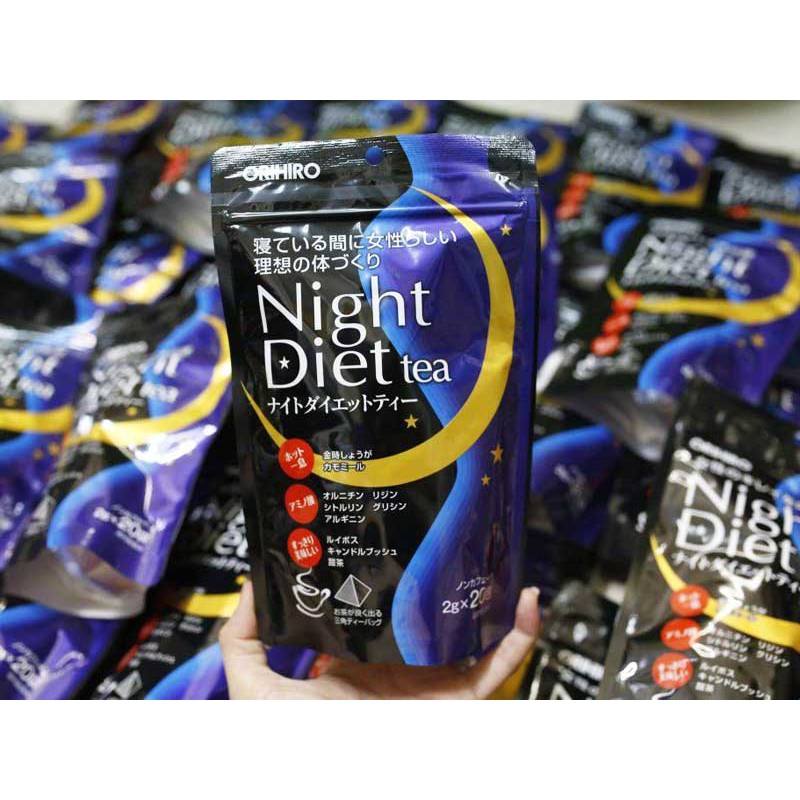 Trà giảm cân đêm Orihiro Night Diet Tea Nhật Bản