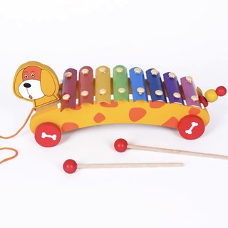 Đàn Kéo Hình Chú Chó - Đàn Xylophone Cho Bé - Đàn Gõ