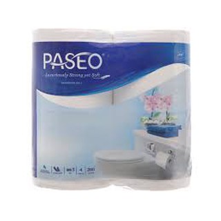 Thùng 12 lốc Giấy vệ sinh Cao cấp Paseo 4 cuộn trơn (3 lớp x 280 tờ x 4 cuộn )
