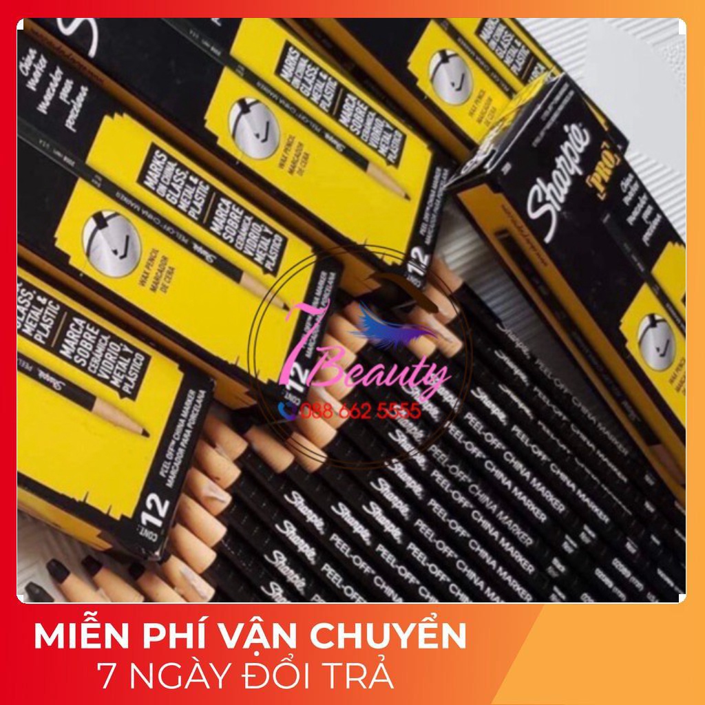 CHÌ ĐÁ SHARPIE HAI MÀU ĐỎ ĐEN