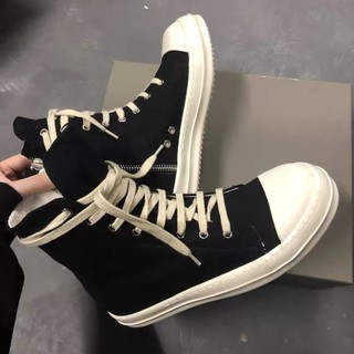 Giày Sneaker Rick Owen Cổ Cao Đế Thơm Vani Full Size Nam Nữ