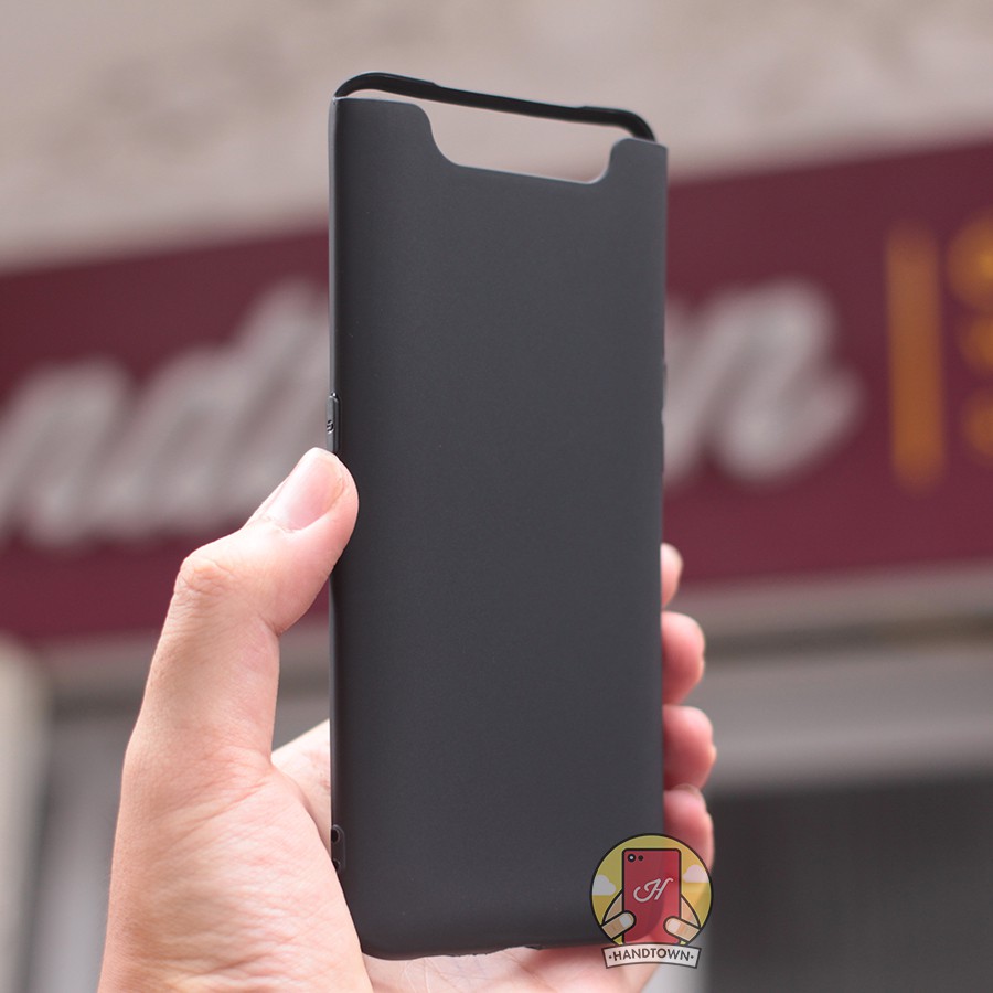 Ốp Lưng Samsung Galaxy A80 / A90 Dẻo Đen Chống Ố