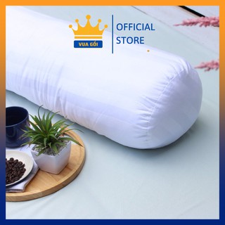Ruột gối ôm lông vũ nhân tạo cao cấp 35x100cm có khóa kéo êm ái kháng khuẩn - loại 2300gr