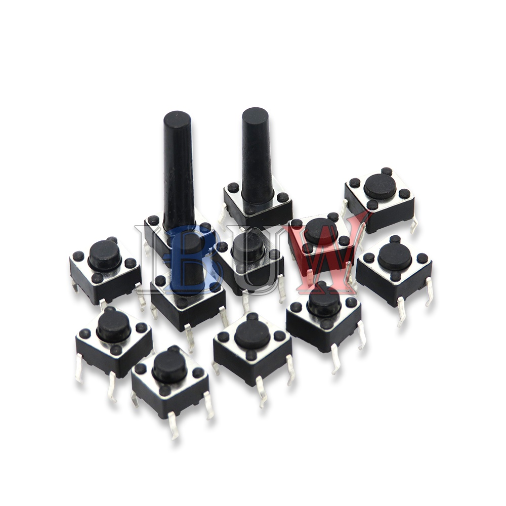 Set 20 Công Tắc Nguồn Các loại 6x6xchiều cao_ theo phân loại tự chọn_ 4pin_ Chất Lượng Cao