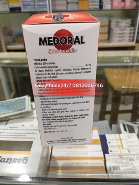 NƯỚC SÚC MIỆNG MEDORAL (250ml)