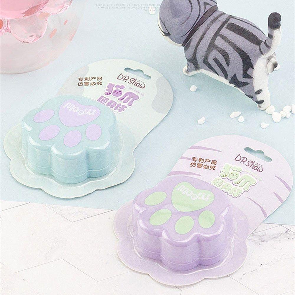 Bình Nước Thể Thao Hình Chân Mèo Sáng Tạo Tiện Dụng Mang Đi Du Lịch