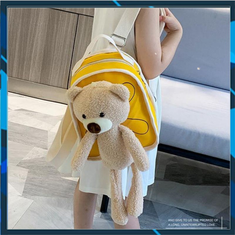 [SALE] Balo gấu mini cho trẻ em đi học - Balo cho bé mẫu giáo đi học dễ thương -giadung888