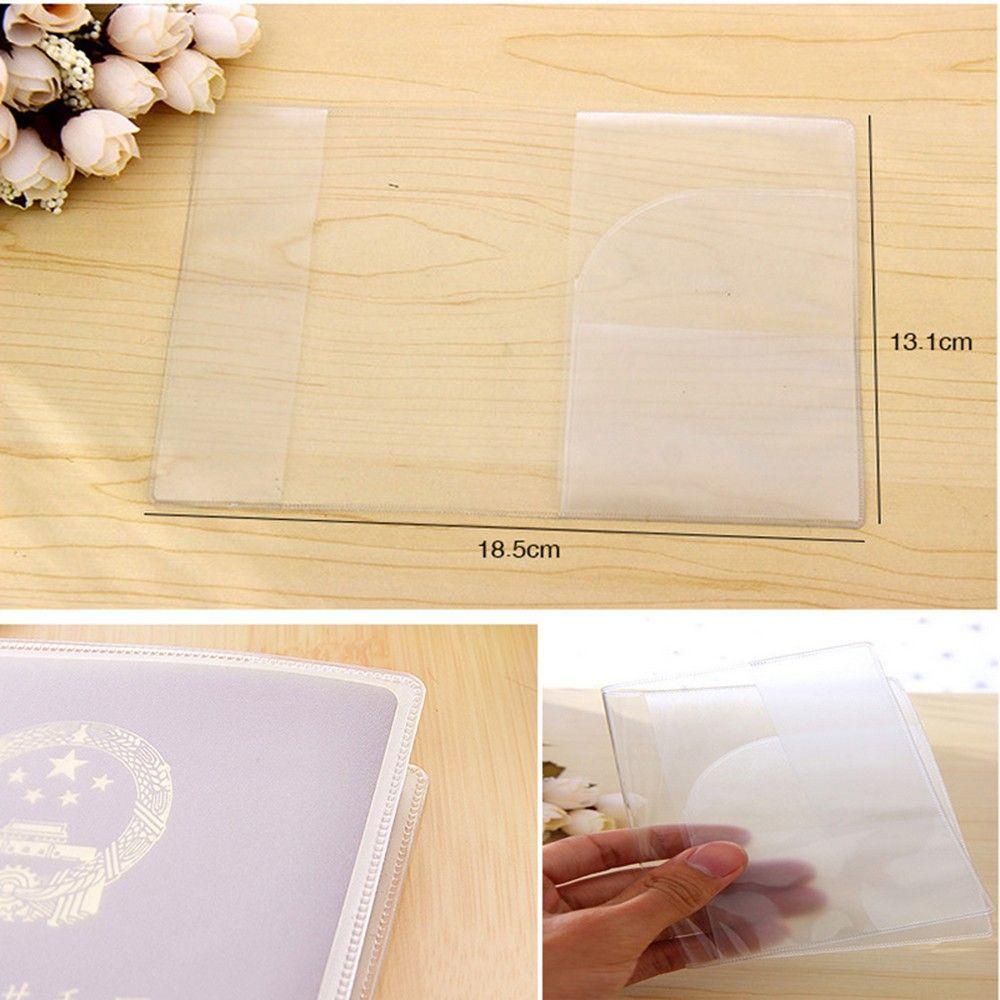 Bao Đựng Hộ Chiếu / Tài Liệu Bằng Nhựa PVC Tiện Dụng Khi Đi Du Lịch Back