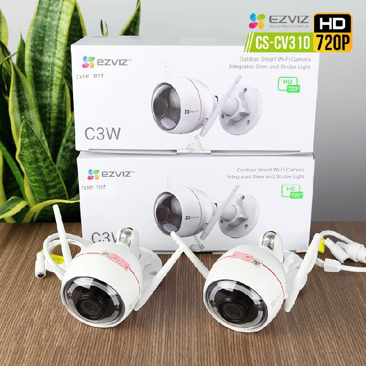 Camera EZVIZ C3W CS-CV310 (Color Night Vision) 2.0 Megapixel, ghi hình màu ban đêm, âm thanh 2 chiều, đèn và còi báo độn