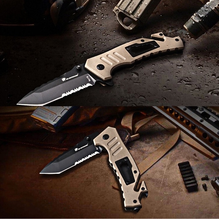 Hx outdoors ZD-016 dao gấp dao bỏ túi EDC chiến thuật sinh tồn đa năng