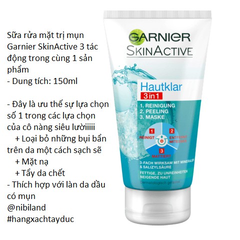 Sữa rửa mặt Garnier