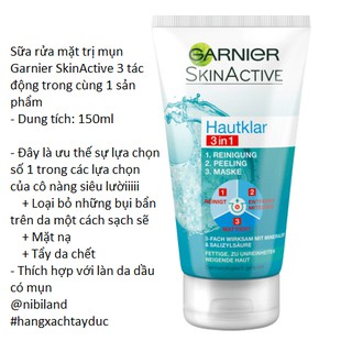 Sữa rửa mặt Garnier