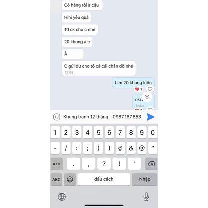 Khung ảnh 12 tháng  Khăc theo yêu cầu