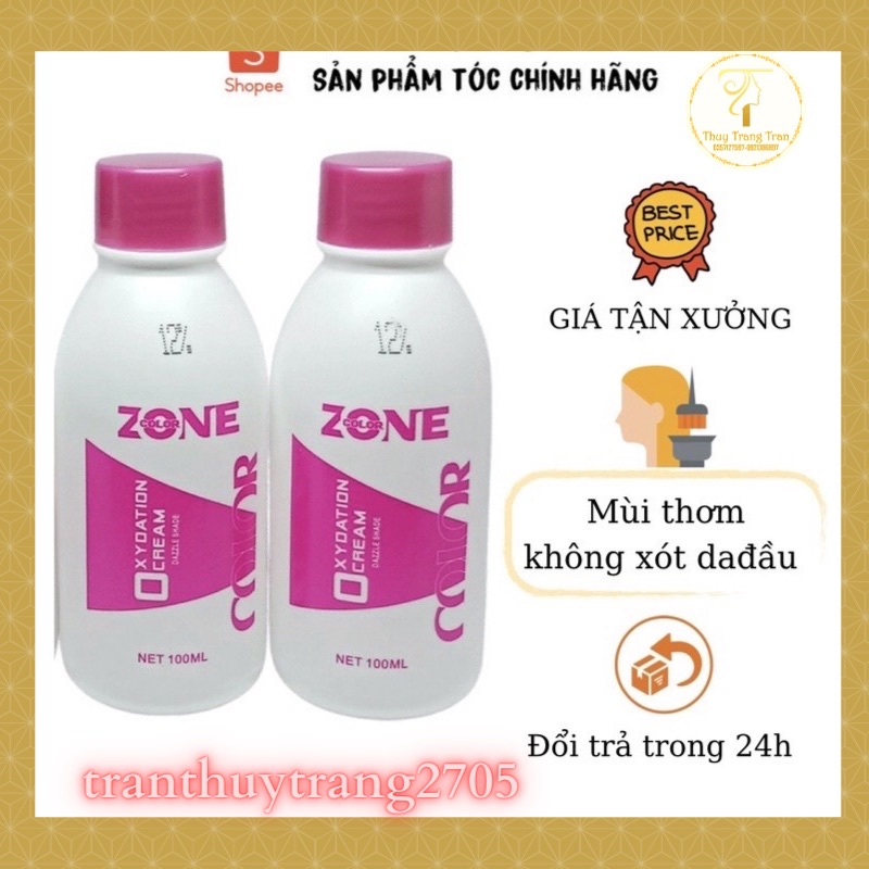 [Chính hãng] Oxy Trợ Nhuộm Tóc 100ml ( 6%, 9%, 12% ) Mùi Thơm Không Xót Rát Da Đầu