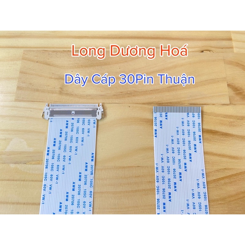 Bộ 2 Sợi Dây Cáp LDVS 30Pin Cho Màn Samsung - Dài 30cm Cùng Chiều