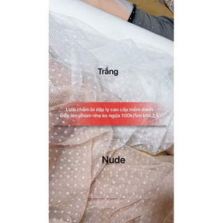 Lưới châm bi dập ly be 100k/5m khổ 1,5 (hết trắng