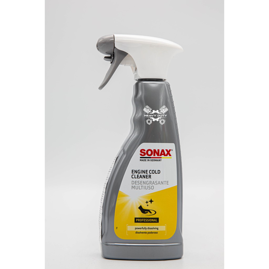 Dung dịch làm sạch động cơ ô tô, xe máy - Sonax Engine Cold Cleaner 500ml