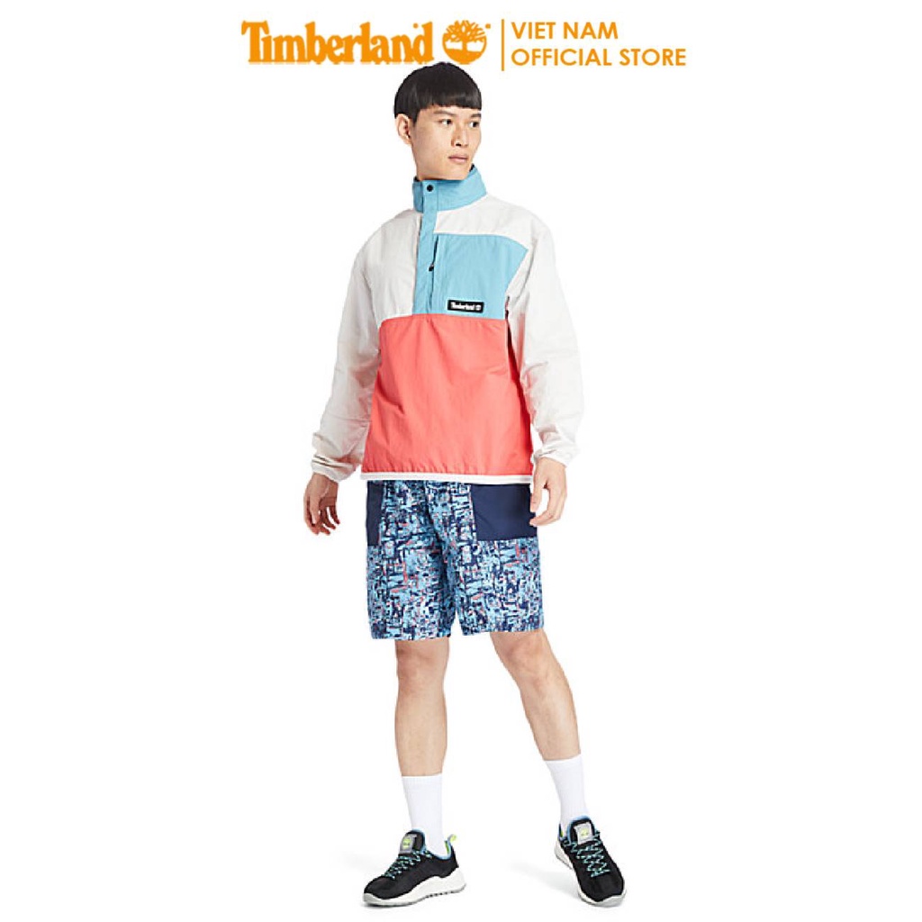 Áo Khoác Ngoài Nam Packable Anorak Màu Đen/ Trắng Timberland TB0A2D4S