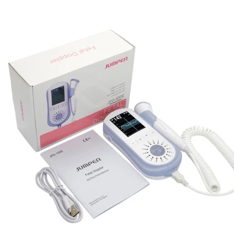 Máy nghe Máy đo tim thai tại nhà Fetal Doppler JPD-100E  Bảo hành 12 tháng ,tặng kèm gel