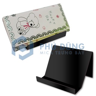 Kệ Đế Mica Trưng Bày Bóp Ví Nữ (Đen) - Combo 10 cái