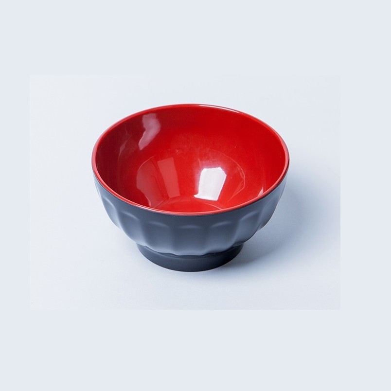 Tô sen nhỏ size 14cm nhựa melamine đỏ đen (TO SE16)